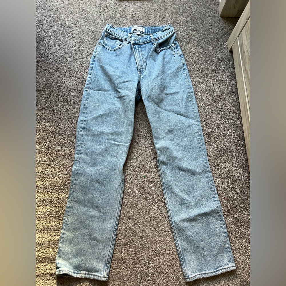 Curve Love 90s Straight Ultra High Wasted Jean
